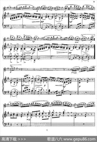 Fantaisiesnationales.Ecossais.（Op.59No.2）（长笛+钢琴伴奏）|[丹麦]安德森