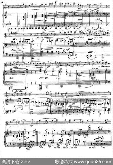 Fantaisiesnationales.Ecossais.（Op.59No.2）（长笛+钢琴伴奏）|[丹麦]安德森