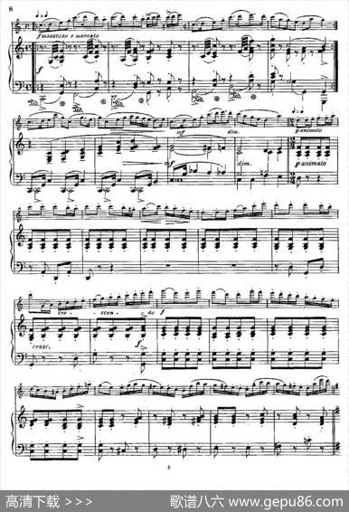 Fantaisiesnationales.Ecossais.（Op.59No.2）（长笛+钢琴伴奏）|[丹麦]安德森