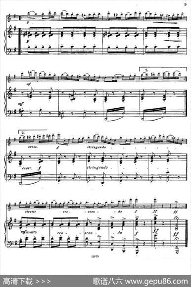 Fantaisiesnationales.Ecossais.（Op.59No.2）（长笛+钢琴伴奏）|[丹麦]安德森