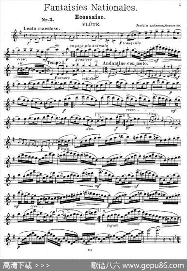 Fantaisiesnationales.Ecossais.（Op.59No.2）|[丹麦]安德森