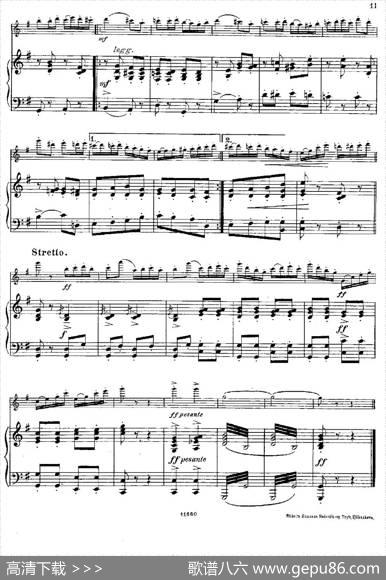 Fantaisiesnationales.Russe.（Op.59No.3）（长笛+钢琴伴奏）|[丹麦]安德森