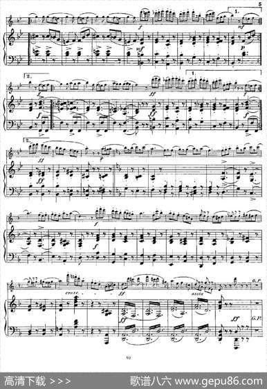 Fantaisiesnationales.Italien.（Op.59No.5）（长笛+钢琴伴奏）|[丹麦]安德森