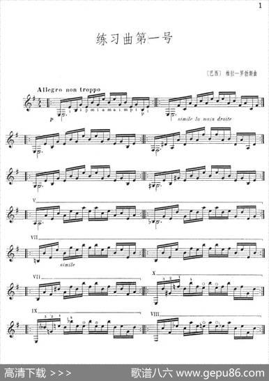 练习曲第一号|[巴西]维拉·罗博斯