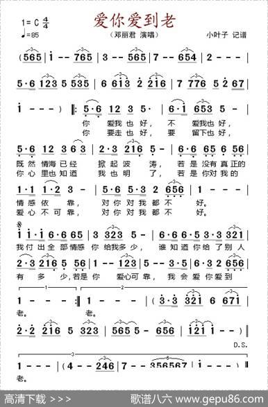 爱你爱到老