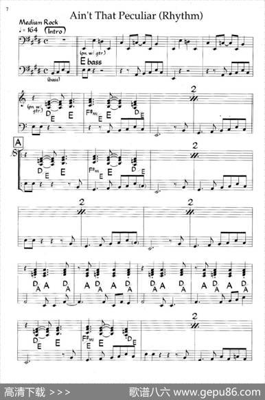 Ain'tThatPeculiat（爵士钢琴曲）