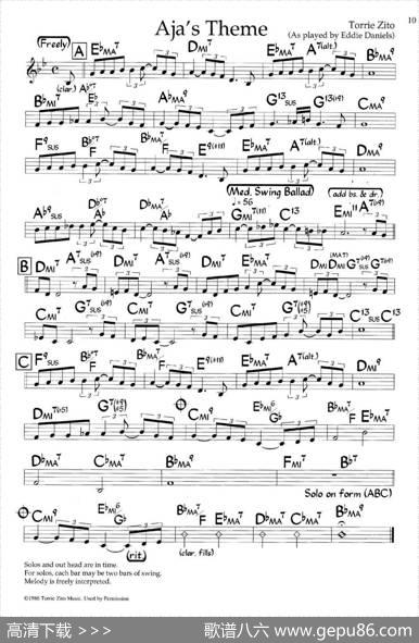 Aja'sTheme（爵士钢琴曲）