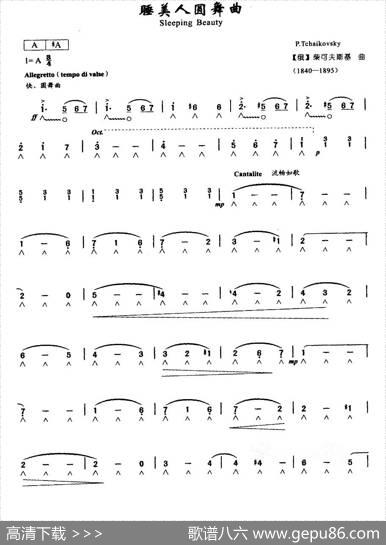 睡美人圆舞曲|[俄]柴可夫斯基