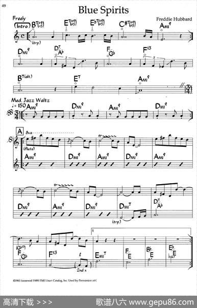 BlueSpirits（爵士钢琴曲）