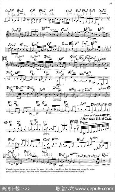 BodyandSoul（爵士钢琴曲）