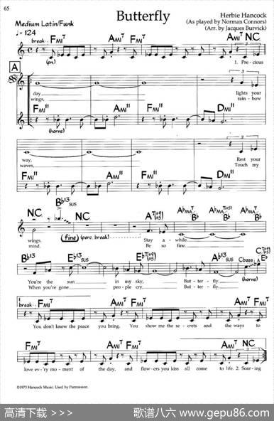 Butterfly（爵士钢琴曲）