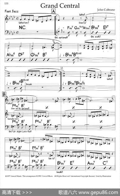 GrandCentral（爵士钢琴曲）