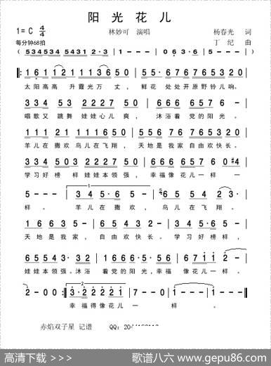 阳光花儿 - 杨春光|丁纪