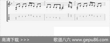 CNBLUE《孤独啊》吉他谱一