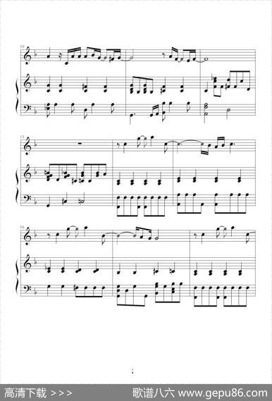 AllbyMyself（钢琴伴奏谱）|celine