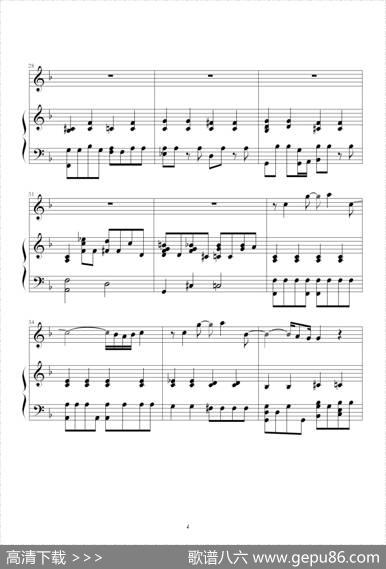 AllbyMyself（钢琴伴奏谱）|celine