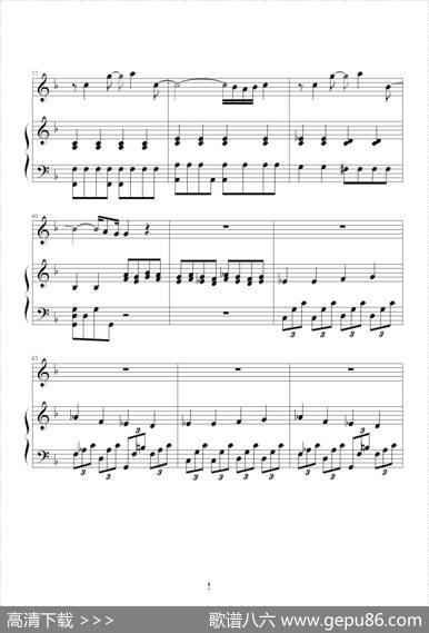 AllbyMyself（钢琴伴奏谱）|celine