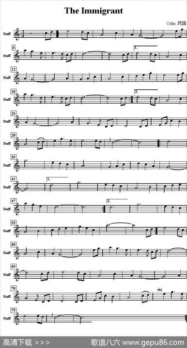 TheImmigrant（移民）（哨笛）
