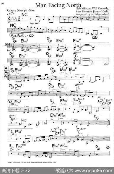 ManFacingNorth（爵士钢琴曲）