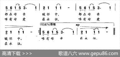 难忘慈母情（高峻词王鼎南曲） - 高峻|王鼎南