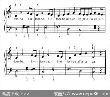 [意]Tiritomba（提里桶巴）（弹唱谱）