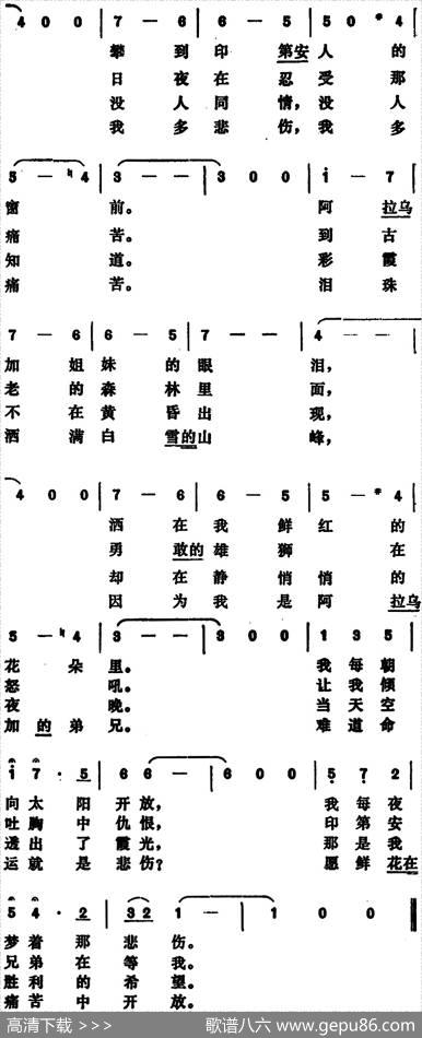 [智利]红色的戈比叶|汪德健等译配