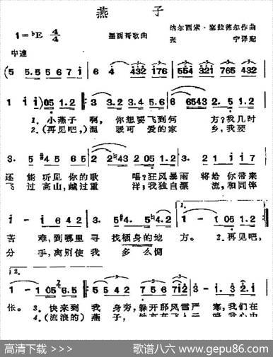 [墨西哥]燕子|张宁译配