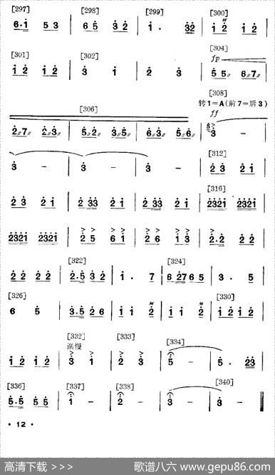 我爱这一行（舞蹈音乐主旋律谱） - 陈福利|胡正斌