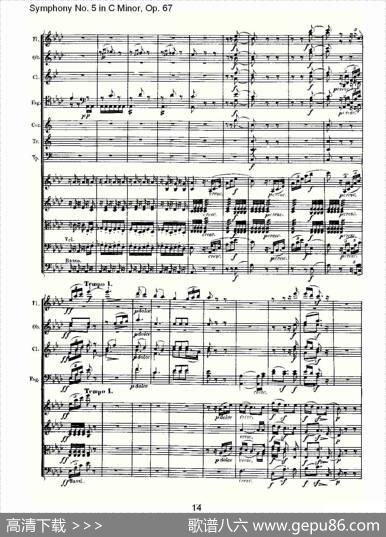C小调第五交响曲Op.67第二乐章