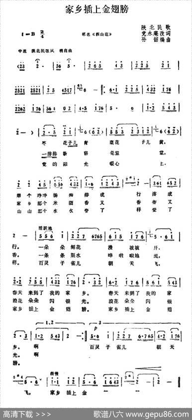 家乡插上金翅膀 - 党永庵改词|孙韶编曲
