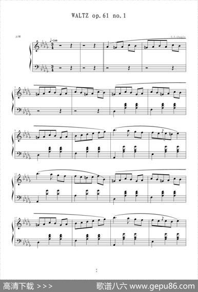 WALTZop.61no.1|肖邦-chopin