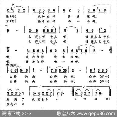 白桦情 - 志同|傅晶