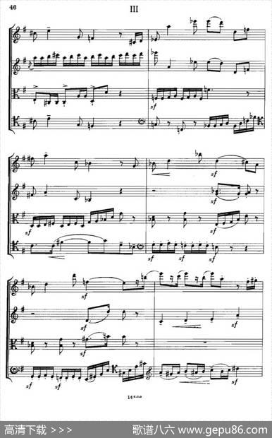 QUARTETOp.83（第三部分）（弦乐四重奏）|爱德华·埃尔加