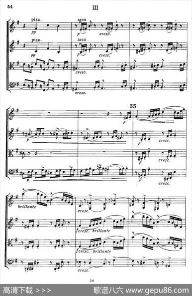 QUARTETOp.83（第三部分）（弦乐四重奏）|爱德华·埃尔加