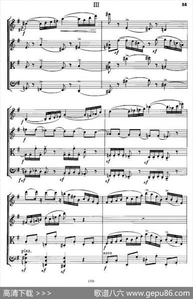 QUARTETOp.83（第三部分）（弦乐四重奏）|爱德华·埃尔加