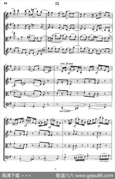 QUARTETOp.83（第三部分）（弦乐四重奏）|爱德华·埃尔加