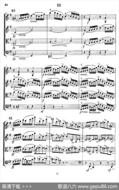 QUARTETOp.83（第三部分）（弦乐四重奏）|爱德华·埃尔加