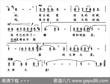 生命之星（献给孔繁森和他的亲人们） - 李红林|王焱
