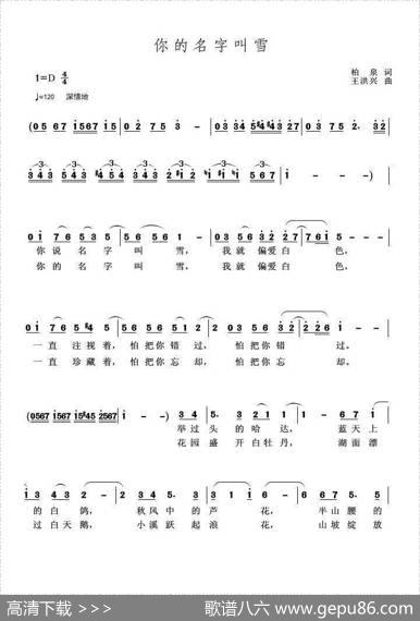 你的名字叫雪 - 柏泉|王洪兴