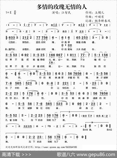 多情玫瑰无情人 - 玉镯儿|叶顺有