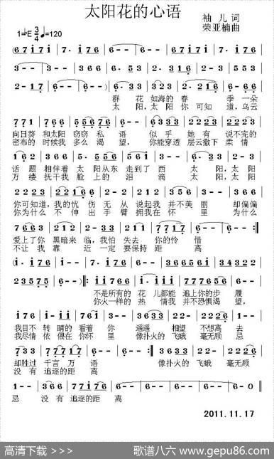 太阳花的心语 - 袖儿|荣亚楠