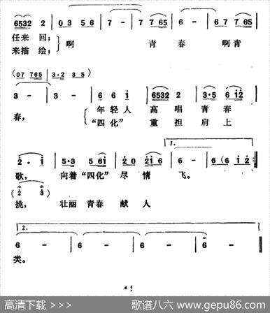 青春的年华放光辉 - 白林|中笑