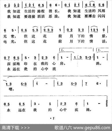 我知道（陈镒康词徐锦江曲） - 陈镒康|徐锦江