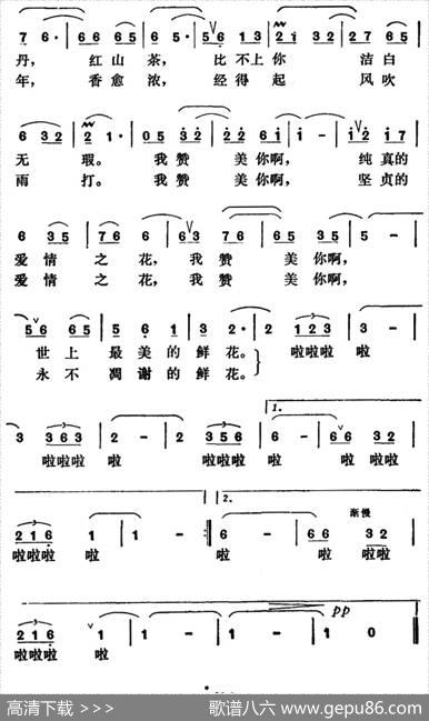我赞美（茅晓峰词王酩曲） - 茅晓峰|王酩