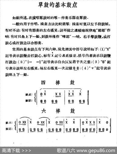 [单鼓]单鼓的基本鼓点