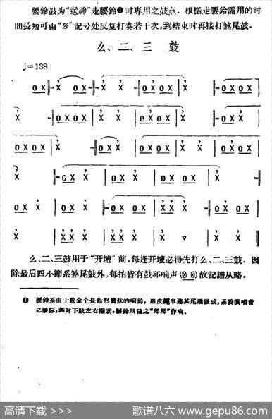 [单鼓]单鼓的基本鼓点