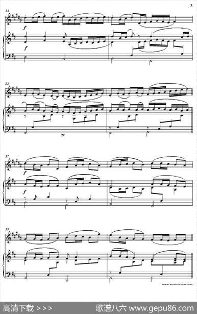 CanoninD（中音萨克斯+钢琴伴奏）
