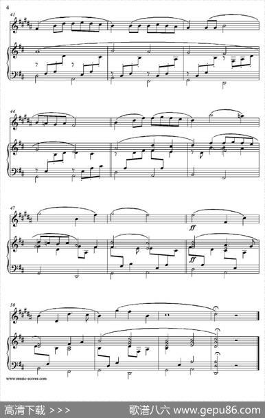 CanoninD（中音萨克斯+钢琴伴奏）