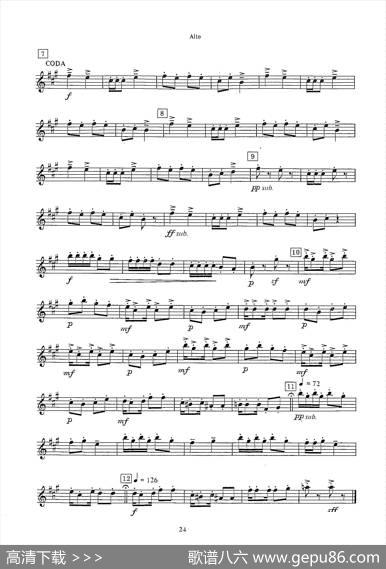 ChineseRag（四重奏总谱+分谱）
