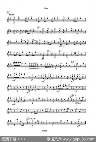 ChineseRag（四重奏总谱+分谱）